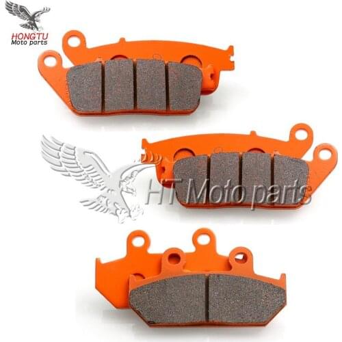 Motorcycle Dutch rock cotton Front Rear Brake Pads For Suzuki AN650 AN 650 Burgman 2003-2017 06 07 08 09 10 11 12 13 14 15 16