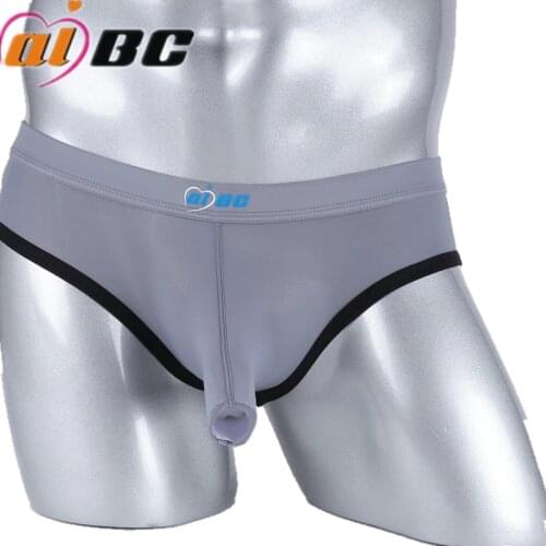 Men s briefs nice panties underwear hot selling aibc summer ice silk briefs leisure household 006 HSJ