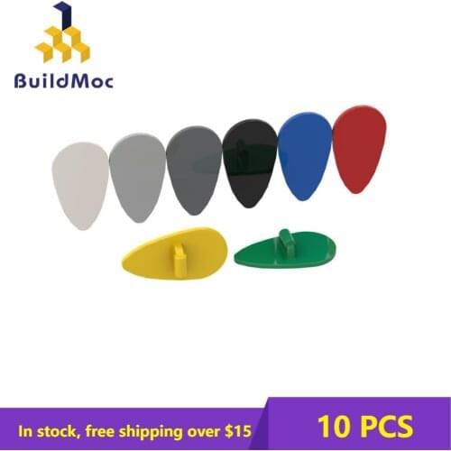 10PCS MOC Bricks 2586 Oval War Shield For Building Blocks Parts DIY Construction Classic Brand gift Toys