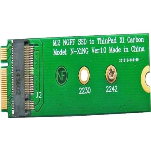 SATA M.2 NGFF SSD to 2013 version ThinkPad X1 Carbon adapter card adapter