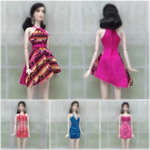30cm Doll Dress Fashion Clothes Short dress dress for licca For Barbie Doll Accessories Baby Toys Best Girl' Gift