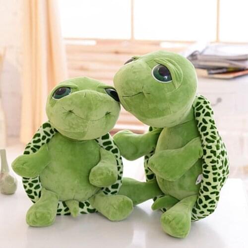 Turtle Plush Toy Soft Cute Stuffed Animal Travel Cuddling Plushie PP Cotton Filling Collectible Plushie Gift For Children