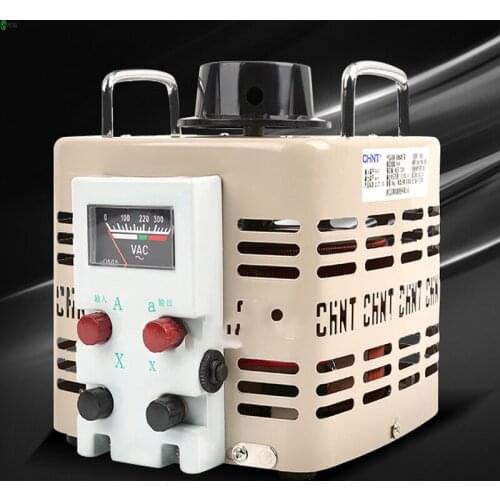 Voltage regulator 220V high-power single-phase adjustable voltage transformer contact type manual AC auto-coupling household