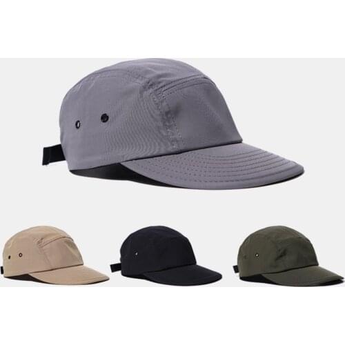 Soft Brim 5 Panel Camp Cap Baseball Caps Beach Sun Dad Hat Summer Snapback Men Women Ladies Trucker Visor Hip Hop Golf Sports