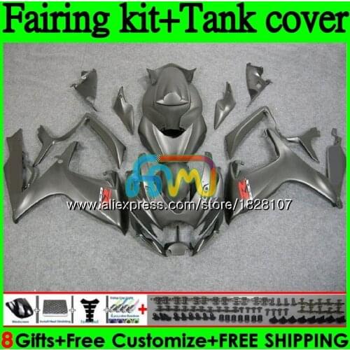 +Tank K6 For SUZUKI GSXR 750 600 600CC 750CC GSX-R750 Matte black 95BS.45 GSXR750 GSXR-600 K6 GSXR600 06 07 2006 2007 Fairings