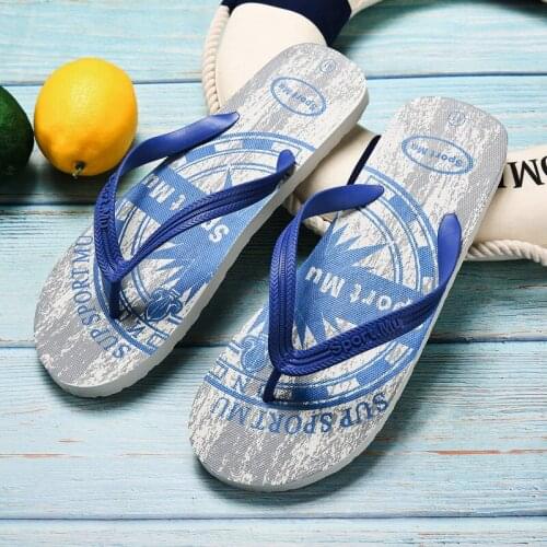 Flip-flops Mens Home Non-Slip Flat Casual Beach Shoes Stall Slipper Multi-Color House Shoes Men Home Slippers for Men