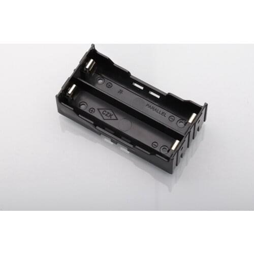 18650 Battery storage box Plastic Battery Holder for 2*3.7V 18650 Lithium Battery storage case With Pin