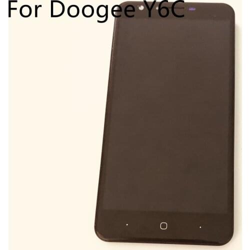 DOOGEE Y6C Used LCD Display Screen + Touch Screen + Frame For DOOGEE Y6C MTK6737 5.5" 1280x720 Free Shipping
