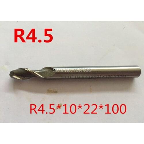 2pcs cutting dia R4.5 high speed steel ball end milling cutter Ball end mills Cutting tools