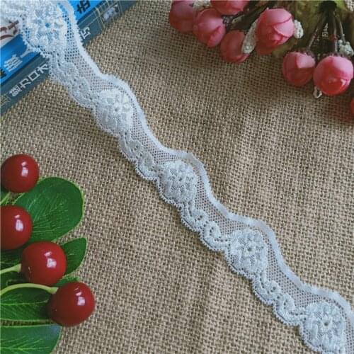 *4.5cm S1237 lace ribbon DIY dress dress tape embroidery mesh lace decorative fabric used for sewing wedding dress decoration