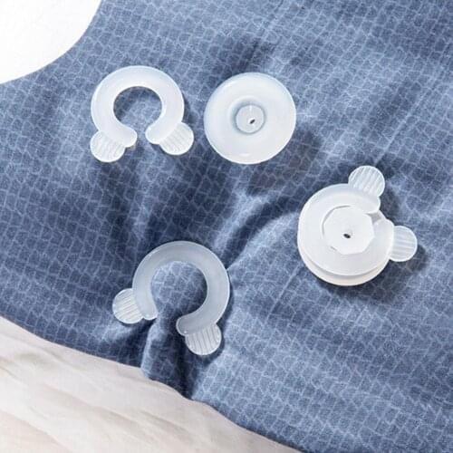 PP 4Pcs Practical Quilts Fixing Holder Gripper Small Size Comforter Grippers Anti-slip for Baby Room