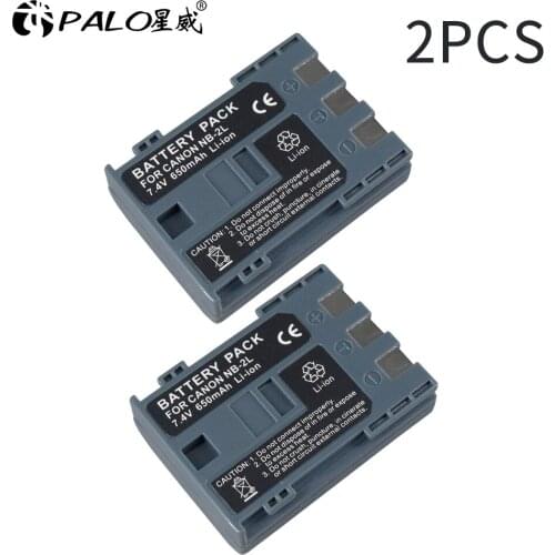 7.4v 650mAh NB-2L NB2L NB-2LH NB 2LH NB2LH Digital Camera Battery For Canon Rebel XT XTi 350D 400D G9 G7 S80 S70S30 L10