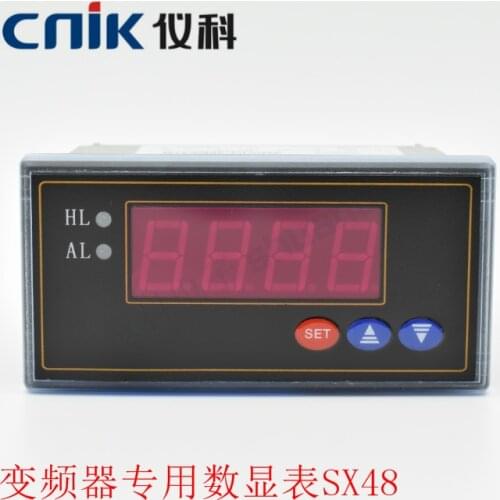 Digital display instrument SX48 intelligent frequency meter inverter analog input DC0-10V dedicated tachometer