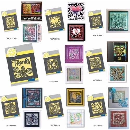 Flowers House Building Happy Birthday Letter Words Sentence Metal Cutting Dies Scrapbook Craft Decorate Cards Die Cut Album 2020