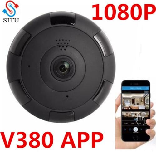 V380 HD 1080P VR WIFI IP Camera 2.0MP,Support Max 64GB TF Card,P2P,Two-Way Audio IR 360 Degree IP CAM WI-FI P2P Alarm 1 ord