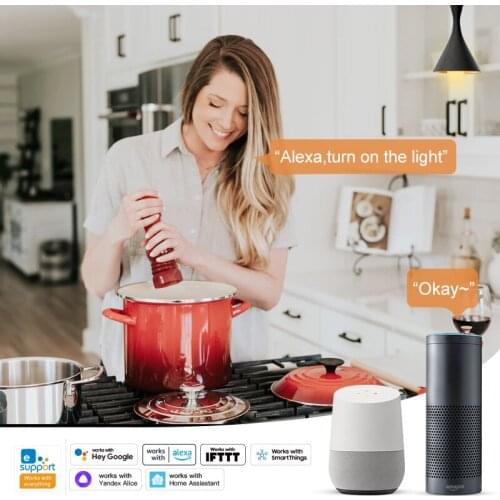 MiNi WiFi +eWeLink 2.4G Remote Control Smart Switch Module Wireless App Voice Control Work With Alexa Google Home Alice