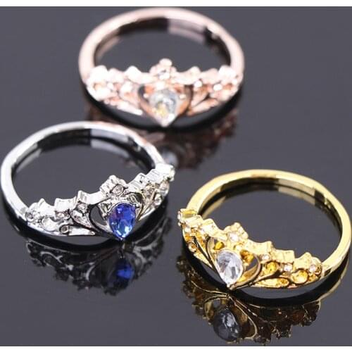 1PC 1:12 Dollhouse Miniature Mini Princess Crown Model Toys Dolls Accessories