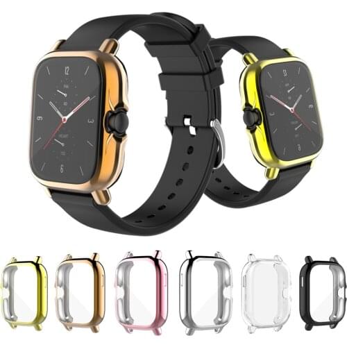 For Huami Amazfit GTS 2 2e Smart Watch Protection Cover Case Full Coverage TPU Soft Protective Shell For Xiaomi Amazfit GTS2/2e