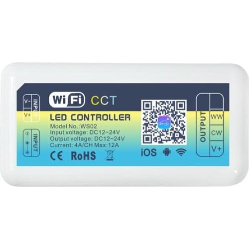 New Wifi Led Strip Dimmer Controller 1 to 5 Channel Output 5CH Single Color Strip Dim RGB/CCT/ RGBW/ RGB+CCT Strip Controller