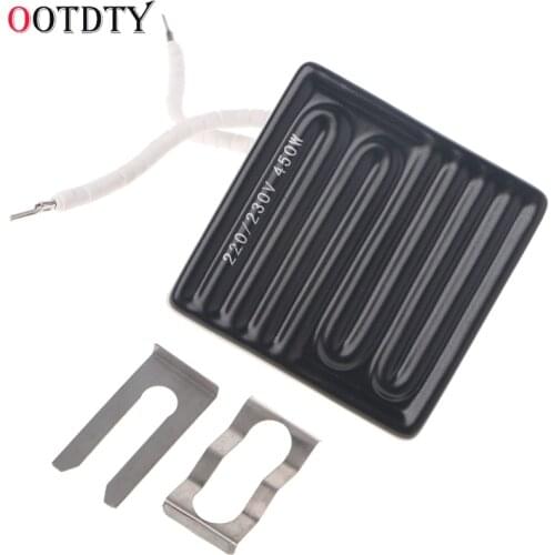 OOTDTY 80x80mm 450W Infrared Top Upper Ceramic Heating Plate For BGA Station IR6000 IR6500 IR-PRO-SC