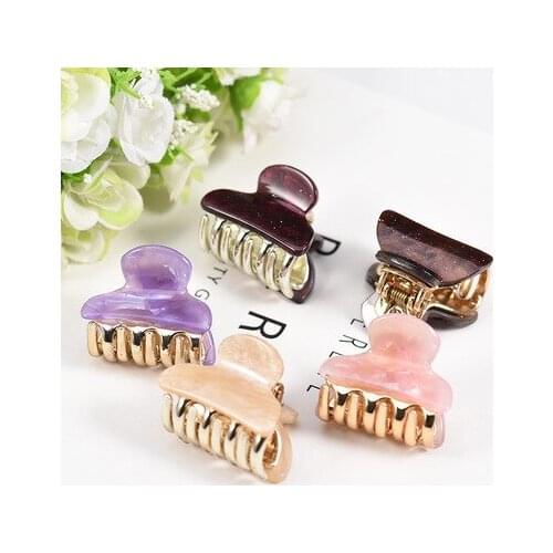 New fashion childrens acetate small hair clip, simple bangs clip hairpin top clip