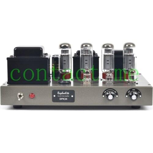 Raphaelite DPK34 EL34 push-pull tube amplifier, HIFI amplifier DIY kit，Output power: 2*28W，Frequency response 15Hz-45KHz