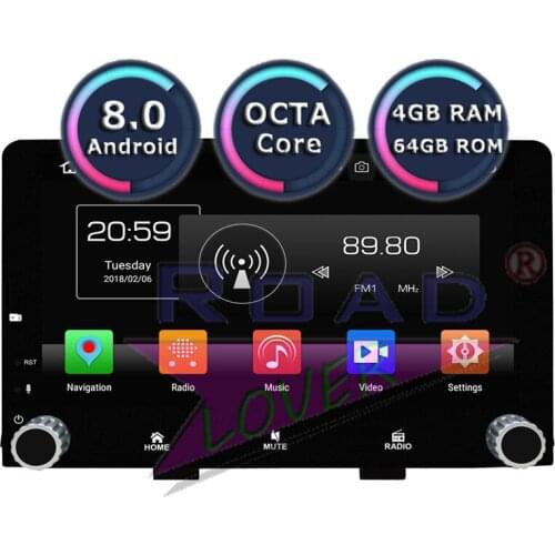 Roadlover Android 8.0 Car PC Autoradio Multimedia Player For KIA RIO 2017-2018 Stereo GPS Navigation Magnitol Audio 2 Din NO DVD