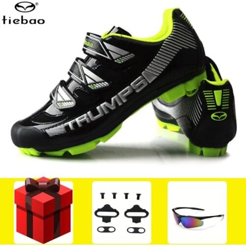 TIEBAO Cycling Shoes Sapatilha Ciclismo MTB Mountain Bike Men Self-Locking Triathlon Bicycle Racing Sports Sneakers Women