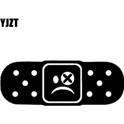 YJZT 14.4X5.3CM Car Sticker Funny Pirate Patch Vinyl Decal Jdm Black/Silver C26-0028