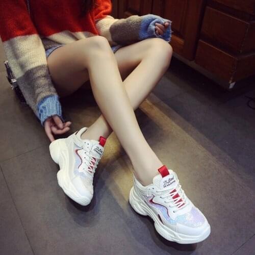 Women sneakers 2020 fashion breathable mesh casual shoes woman lace-up sneakers women shoes zapatos de mujer ladies shoes U21-65