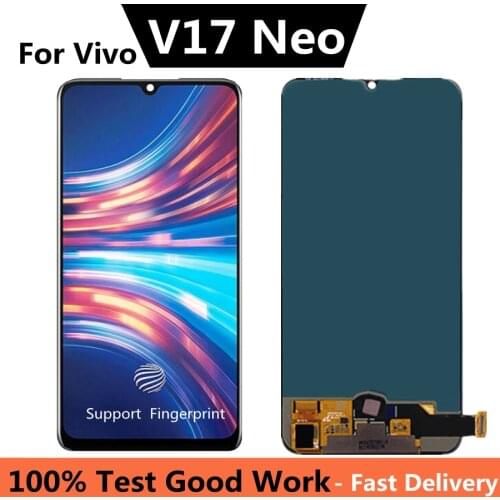 6.38" OLED For Vivo V17 Neo Europe LCD V17 Russia LCD Display Touch Screen Digitizer Assembly for vivo V 17 V17 1920 display