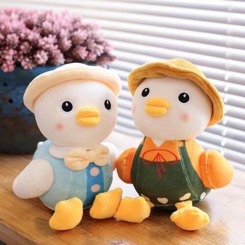 Zqswkl 30cm cartoon duck plush doll yellow duck doll soft toy wedding gift small stuffed animals child toy
