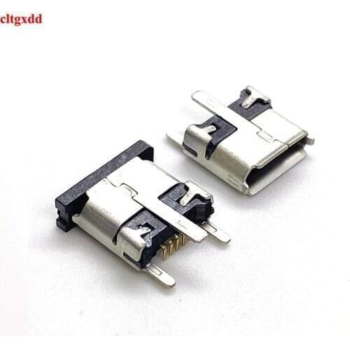 1Pcs MICRO USB B 2.0 5Pin 3 feet Charger Dharging port outlet dock connector micro vertical Type Smt 6.7H