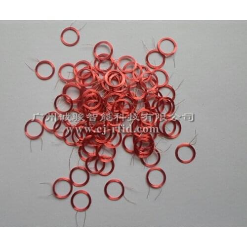 50pcs 13.56MHZ Circular Coil Antenna 15693 Protocol NFC S50 S70 8MM ICDOE.2 Customized