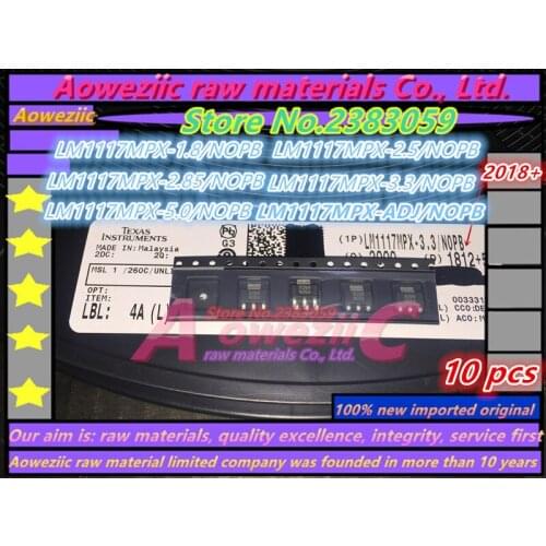 Aoweziic 100% new imported original LM1117MPX-1.2 LM1117MPX-2.5 LM1117MPX-2.85 LM1117MPX-3.3 LM1117MPX-5.0 LM1117MPX-ADJ