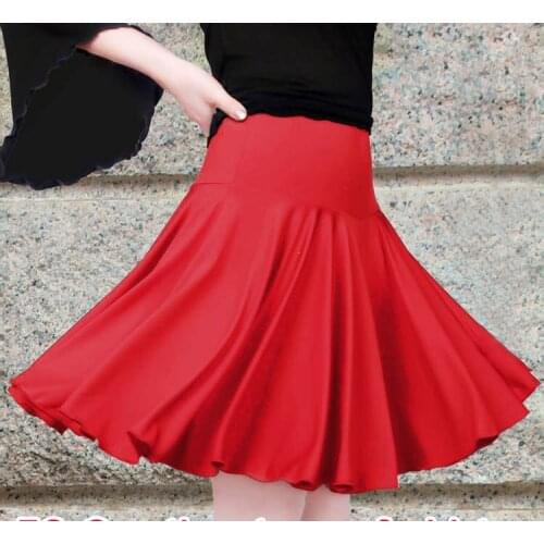 Free Size 4 Colors Available Latin Skirts Professional Adult Women Latin Practice Skirts Classic Latin Square Dance Wear