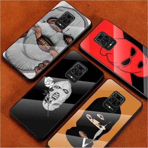 Headgear Sexy For Xiaomi Redmi Note 10 10S 9T 9S 9 8T 8 7 Phone Case Tempered Glass Hot New Shell Luxury Cove