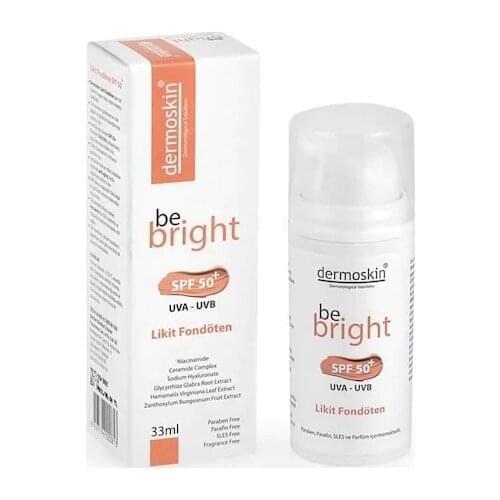 Dermoskin Be Bright Liquid Foundation 33ml SPF50 Medium SKT01/2022 344214366