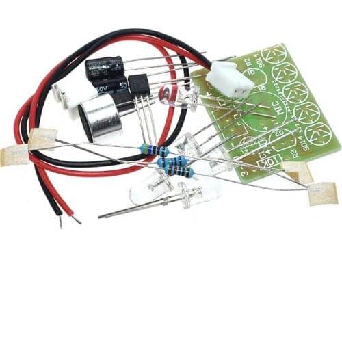 Electronic Funny Kit Voice Control Melody lamp LED Melody Light DIY Production Suite Learning Electronic Kits PCB laboratory