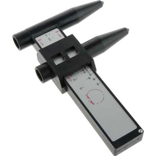 2 Pieces Wheel PCD Bolt Pattern Gauge Tool Rim 4 5 6 8 Holes Lug Measurement