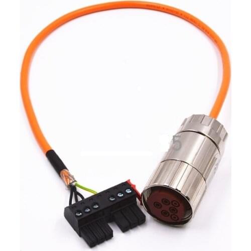 For Siemens S120 servo motor power cable 6FX5002-5CN26-1AD0 1AF0 1BA0 6FX8002-5CN26 power cable