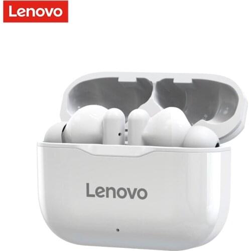 Lenovo LP1 TWS Earbuds Bluetooth 5.0 True Wireless Headphones Touch Control Sport Headset IPX4 Sweatproof Earphones with Mic