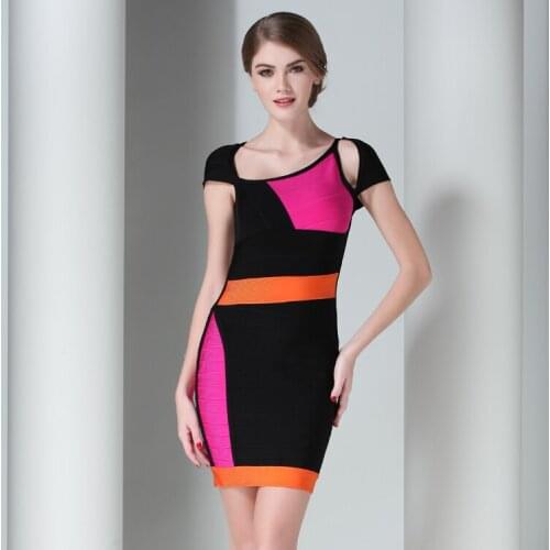 Summer 2021 fashion slim irregular tight dress banquet dinner date dress
