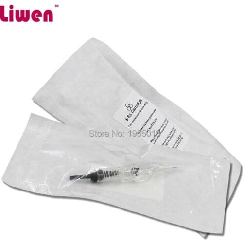 Top quality 300pcs/lot permanent makeup pen machine needles 1RL/3RL/5RL for eyebrow lip eyeliner MTS tattoo device