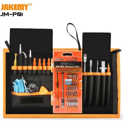 JAKEMY JM-P01 74 in 1 Professional Electronic Repair Toolkit Portable Precision screwdriver set for Electronic DIY Repair