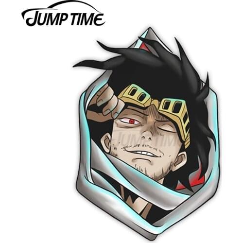JumpTime 13 x 5.9cm My Hero Academia Shouta Aizawa Funny Car Stickers Personality JDM Decal Car Door Laptop Waterproof