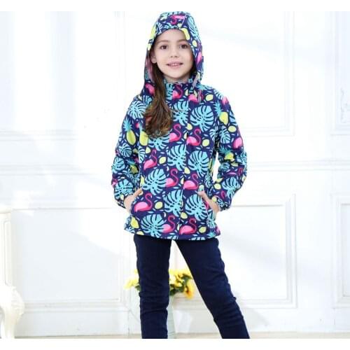 Girls Fishing Clothes Waterproof Hoodie Jersey Kids Windproof Thicken Anglen Wear Sweatshirt Children Outdoor Long Sleeve Jacket