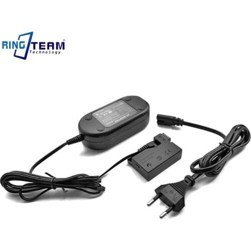 Wholesale 10Sets/Lot Replace Canon ACK-E8 ACK E8 AC Adapter Kit CA-PS700 + DRE8 DC Coupler Fit T2i T3i 550D 600D Kiss X4 X5 DSLR