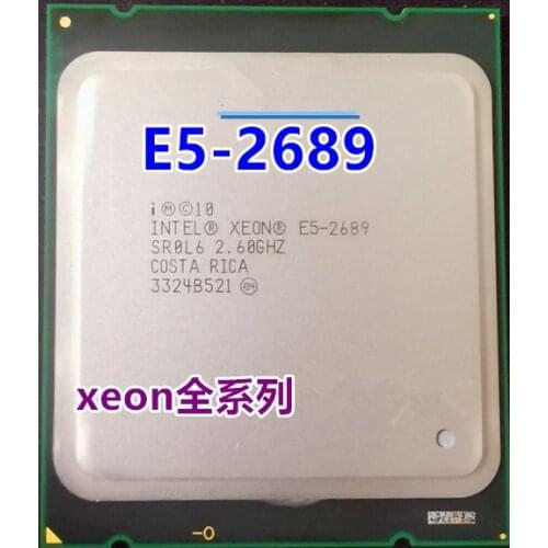 Intel Xeon E5 2689 LGA 2011 2.6GHz 8 Core 16 Threads CPU Processor E5-2689