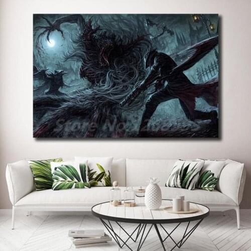 Super Bloodborne Wallpaper HD Wall Art Canvas Posters Prints Painting Wall Pictures Artwork For Office Living Room Home Decor